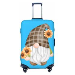 Anticsao Gepäckbezug mit Sonnenblumenzwergen, waschbare Kofferbezüge, modische Gepäckabdeckung, kratzfester Kofferschutz, Sonnenblumenzwerge, 4, klein, 1 von Anticsao