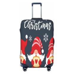 Anticsao Herbst-Zwerge-Gepäckabdeckung, waschbare Kofferbezüge, modische Gepäckbezüge, kratzfester Koffer-Schutz, niedliche Weihnachtswichtel (2), groß, 1 von Anticsao