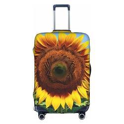 Anticsao Reisekoffer, Sonnenblumenmuster, Unisex, elastisch, 45,7 - 53,3 cm, weiß, S von Anticsao