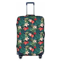 Anticsao Sommer-Hawaii-Koffer, personalisierbar, Unisex, elastisch, Reisekoffer, 45,7 - 53,3 cm, weiß, L von Anticsao