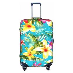 Anticsao Sommer-Stil, Hawaii, personalisierbar, Unisex, elastisch, Reisekoffer, Kofferhülle (45,7 - 53,3 cm), weiß, S von Anticsao