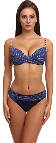 Antie Damen Bikini Set C4st1r3C1 2017 (Marineblau(1607), Cup 70C / Unterteil 36) von Antie