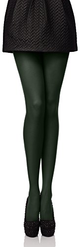 Antie Damen Mikrofaser Strumpfhose bunt AN-121 40 DEN (Dunkelgrün, S (32-36)) von Antie