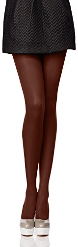 Antie Damen Mikrofaser Strumpfhose bunt blickdicht AN-122 60 DEN (Braun, S (32-36)) von Antie