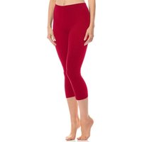 Antie Leggings Damen 3/4 Capri Hose aus Baumwolle AN60-101 (1-tlg) elastischer Bund von Antie