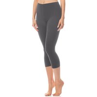 Antie Leggings Damen 3/4 Capri Hose aus Baumwolle AN60-101 (1-tlg) elastischer Bund von Antie