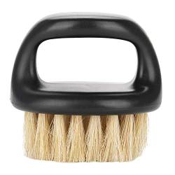 Bartbürste, 3 Arten Pinsel für die Bartpflege Styling Bartpflege Beardshaper Tool(HY002-3-Schwarzes weißes Haar) von Antilog