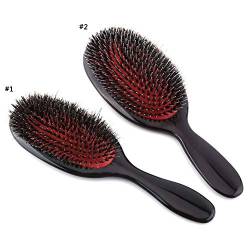 Haarbürste, 2 Größen Ovale Haarkammbürste Paddel Entwirrung Glättung Haarbürste Kopfhautmassage Pflegewerkzeug(S) von Antilog