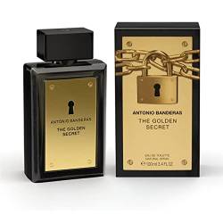Banderas – The Golden Secret – Eau de Toilette Spray für Herren, Täglicher und Männlicher Duft mit Minze und Apfellikör – 100 ml von Antonio Banderas