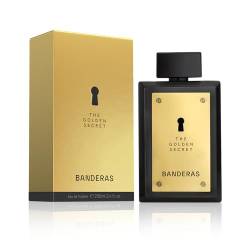 Banderas - The Golden Secret - Eau de Toilette Spray für Herren, Täglicher und Männlicher Duft mit Minze und Apfellikör - 200 ml von Antonio Banderas