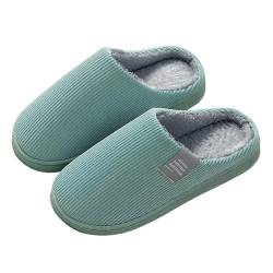 Anttyscar Hausschuhe Damen Winter Plüsch Pantoffeln Herren Warm Filzpantoffeln Frauen Bequeme Slippers Unisex von Anttyscar