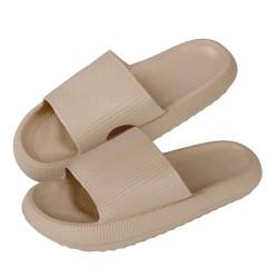 Anttyscar Unisex Badeschuhe Damen Slides Sandalen Hausschuhe Herren Sommer Garten Badelatschen Rutschfest Plattform Badeschlappen Slippers Sommer Slide Indoor/Outdoor Rutschfest von Anttyscar