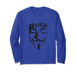 Anonymous T-Shirt Langarmshirt von Anvil