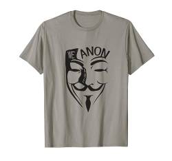 Anonymous T-Shirt T-Shirt von Anvil