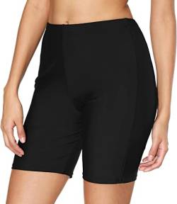 Anwell Schwimmhose Damen Hot Pants Badepants Tankini Hose Frauen Bikini Shorts Schwarz M von Anwell