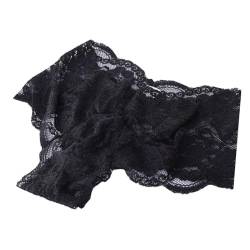 Anzhee Spitze Slip Shorts Unterwäsche für Herren sexy Tanga Männer Thong Unterhosen Schwarz von Anzhee