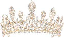 Eine Krone, stilvolles Strass-Tiara mit Kamm, für Mädchen, Sommer, hochwertiger Kristallschmuck, Diamant der Mädchen von AoBloom