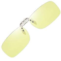 AoHeng Nachtfahrbrille Flip Clip Autofahren brille Nachtsichtbrille für Brillenträger von AoHeng