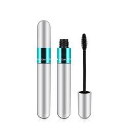 Mascara Wimperntusche Schwarz Lash Cosmetics Mascara Lash Cosmetics Mascara 5x Longer 2 in 1 Mascara für natürlichen Verlängerungs- und Verdichtungseffekt, wasserfest und Telescopic (A, One Size) von Aoklidil