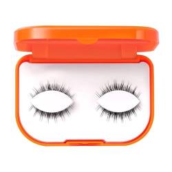 Wimpern Lashes Künstliche Lashes Wiederverwendbare selbstklebende Wimpern ohne Wimpern oder Klebstoffe falsche Wimpern leicht zu applizieren innerhalb von 3 Sekunden Künstliche Wimpern (B, One Size) von Aoklidil