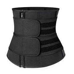 Aoleytech Bauchweggürtel Damen Taillenformer Waist Trainer, Verstellbarer Gürtel Trimmer Bauchweggürtel Schwitzgürtel Fitness Sport Body Shaper für Damen Männer (M) von Aoleytech