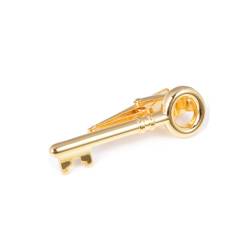 Aotiwe Krawattennadel, Krawattennadel Gold Schlüssel Krawattennadel Elegant aus Kupfer Lustige Geschenke für Männer von Aotiwe