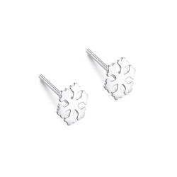 Boho Ohrringe, V Ohrringe Damen Schneeflocke Earrings Set Silber Silber 999 Geschenke für Frauen von Aotiwe