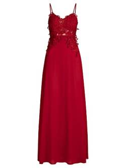 ApartFashion Damen Apart Abendkleid aus Spitze und Chiffon Special Occasion Dress, Rot, L EU von ApartFashion