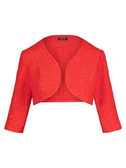 ApartFashion Damen Bolero Pullover, Rot, 36 EU von ApartFashion