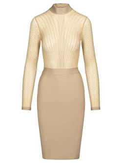 ApartFashion Damen Kleid, beige, Normal von ApartFashion