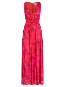 ApartFashion Damen Maxikleid Kleid, Pink-multicolor, 38 EU von ApartFashion
