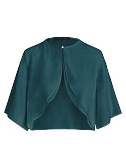 ApartFashion Women's Chiffonbolero, Emerald, 34 von ApartFashion