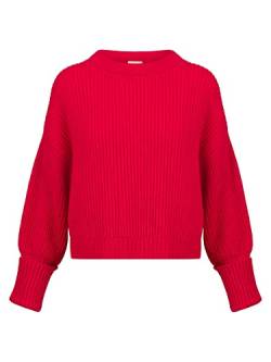 ApartFashion Women's Pullover Sweater, rot, 34 von ApartFashion