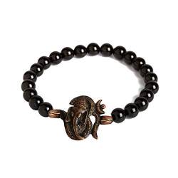 Aport Presents Kristall Ganesha-Armband Onyx-Perlen Für Männer Und Frauen #Aport-2686 von Aport Home
