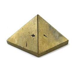 Aport Presents Natürliche Pyrit Pyramide Für Reiki Heilung Und Kristallheilung Stein Pyramide Größe 30-35 Mm Ca. (Farbe: Goldene) Packung Von 1 Stück #Aport-661 von Aport Home