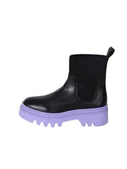 Apple of Eden® Stiefelette Damen DAPHNE | Chelsea Boot Stiefelette aus Leder mit chunky Profilsohle für Damen aus 100% Leder von Apple of Eden