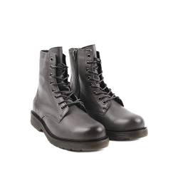 Apple of Eden Sun Dark Grey (37 EU) Combat Boot aus Glattleder mit Reißverschluss von Apple of Eden