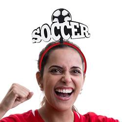 Appoo Fußball-Stirnband,Haarreifen für Fußball Cheer Up - Fußball-Haarbänder für Frauen und Männer, Jubel-Requisiten für Sportwettkä pfe von Appoo