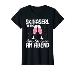 Damen Skihaserl Skihaserl Am Tag Après Ski Queen Apres Ski T-Shirt von Apres Ski Damen Kostüm