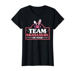 Skihaserl Team Skihaserl On Tour Apres Ski T-Shirt von Apres Ski Damen Kostüm