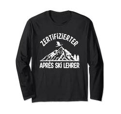 Zertifizierte Apres Ski Lehrer Shirt Herren Skifahren Ski Langarmshirt von Apres Ski Party Outfits Gadgets Après Ski Lehrer