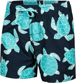 Aqua Speed Badehosen Jungs + gratis eBook | Schwimmhose Shorts | Swimwear Kids | Schwimmbekleidung | Strandshorts Turtles | Gr. 8 10 Jahre | Finn von Aqua Speed