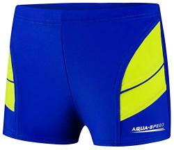 Aqua Speed Badehosen für Kinder Junge + gratis eBook | UV Schwimmhose kurz | Schwimmbekleidung | Kids Boys Swimwear | 028. Blau Grün Gr. 128 | Andy von Aqua Speed