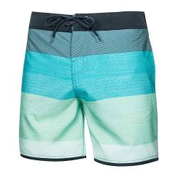 Aqua Speed Herren Badeshorts + gratis eBook | Badehose Baden | Boardshorts Männer | Schwimmhose | Swimwear Men | H.Blau H.Grün | Gr. L | Nolan von Aqua Speed