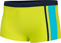 Aqua Speed Max Jungen Badehose | Schwimmhose | 110-152 cm | Modern UV-Schutz | Chlor resistent | Kordelzug 82. H.Grün/Schwarz/H.Blau - Max Gr. 110 von Aqua Speed