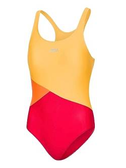 Aqua Speed Pola Badeanzug Mädchen | Einteiler | 104-158 | UV-Schutz | Blickdicht | Chlorresistent | Anti-Pilling | Schwimmanzug Red - Light Orange - Orange - 39 Gr. 116 von Aqua Speed