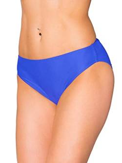Aquarti Damen Bikini Hose mit mittelhohem Bund, Farbe: Kornblumenblau, Größe: 42 von Aquarti