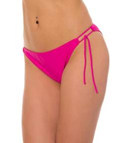 Aquarti Damen Bikinihose Seitlich Gebunden Bikinislip Brazilian Style, Farbe: Pink, Größe: 40 von Aquarti