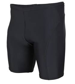 Aquarti Herren Badehose Knielang Schwimmhose Jammer, Farbe: Schwarz, Größe: L von Aquarti