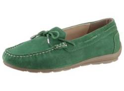 Mokassin ARA "ALABAMA" Gr. 8, grün Damen Schuhe Slip ons von Ara